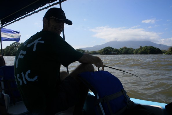 Altijd leuk, slepen vanuit een bootje