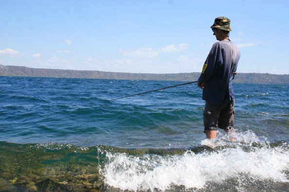 Apoyo, vissen op de vulkaan