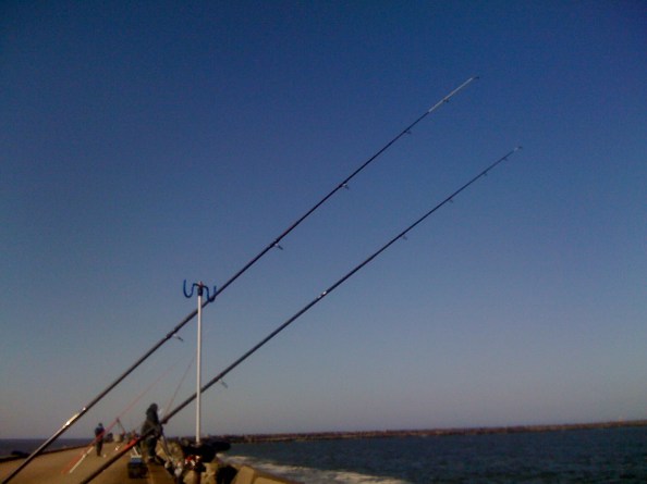 Hengels op een rijtje, het missende oogje is goed te zien