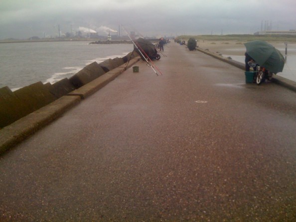 We begonnen met een windje in de rug