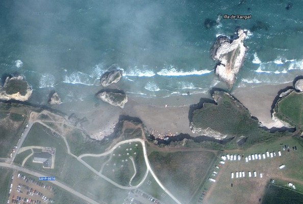 Deze playas liggen vlakbij de grens tussen Asturias en Galicië