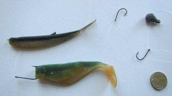 Mijn vangende shadjes en  het baarstuigje.